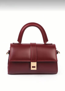 MEISSA Sac mini à bandoulière Bordeaux