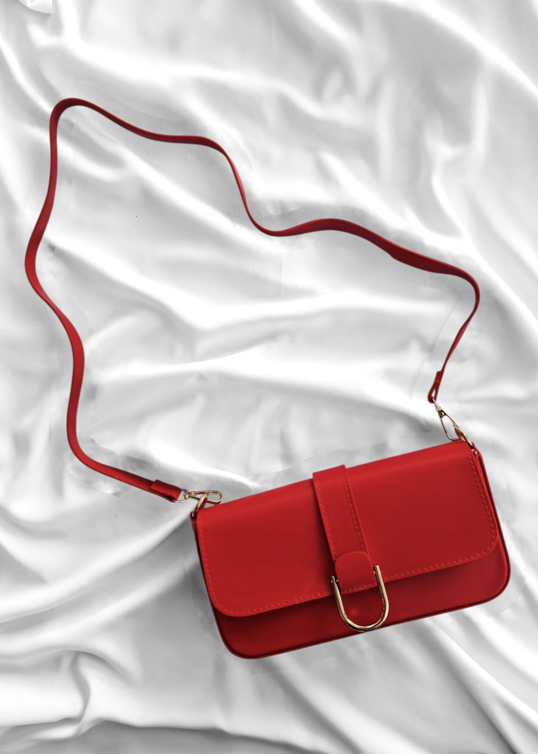 Sac baguette Rouge