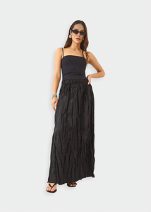 Jupe froissé Noir