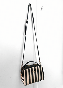 Sac coton Noir & Blanc crème