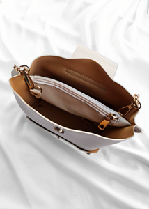 Sac seau à bandoulière Beige