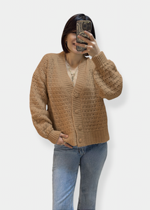 SYRMA Cardigan Camel