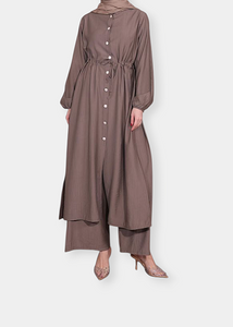 Ensemble long Taupe