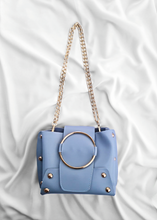 Load image into Gallery viewer, Sac seau à bandoulière Bleu
