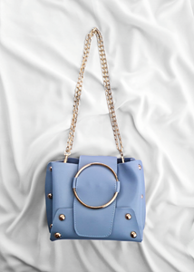 Sac seau à bandoulière Bleu
