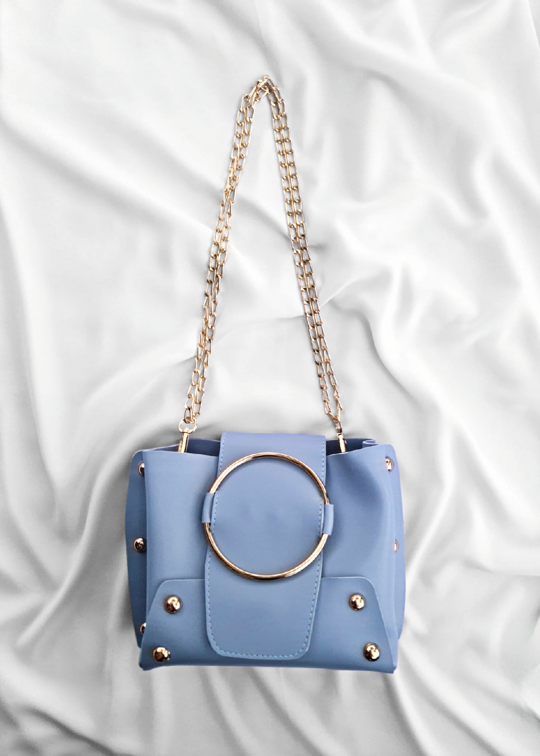 Sac seau à bandoulière Bleu
