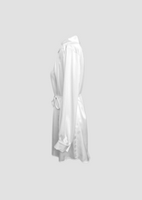 Load image into Gallery viewer, Chemise tunique satinée Blanc
