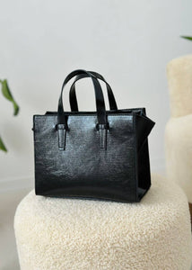 Sac cabas Noir vernis