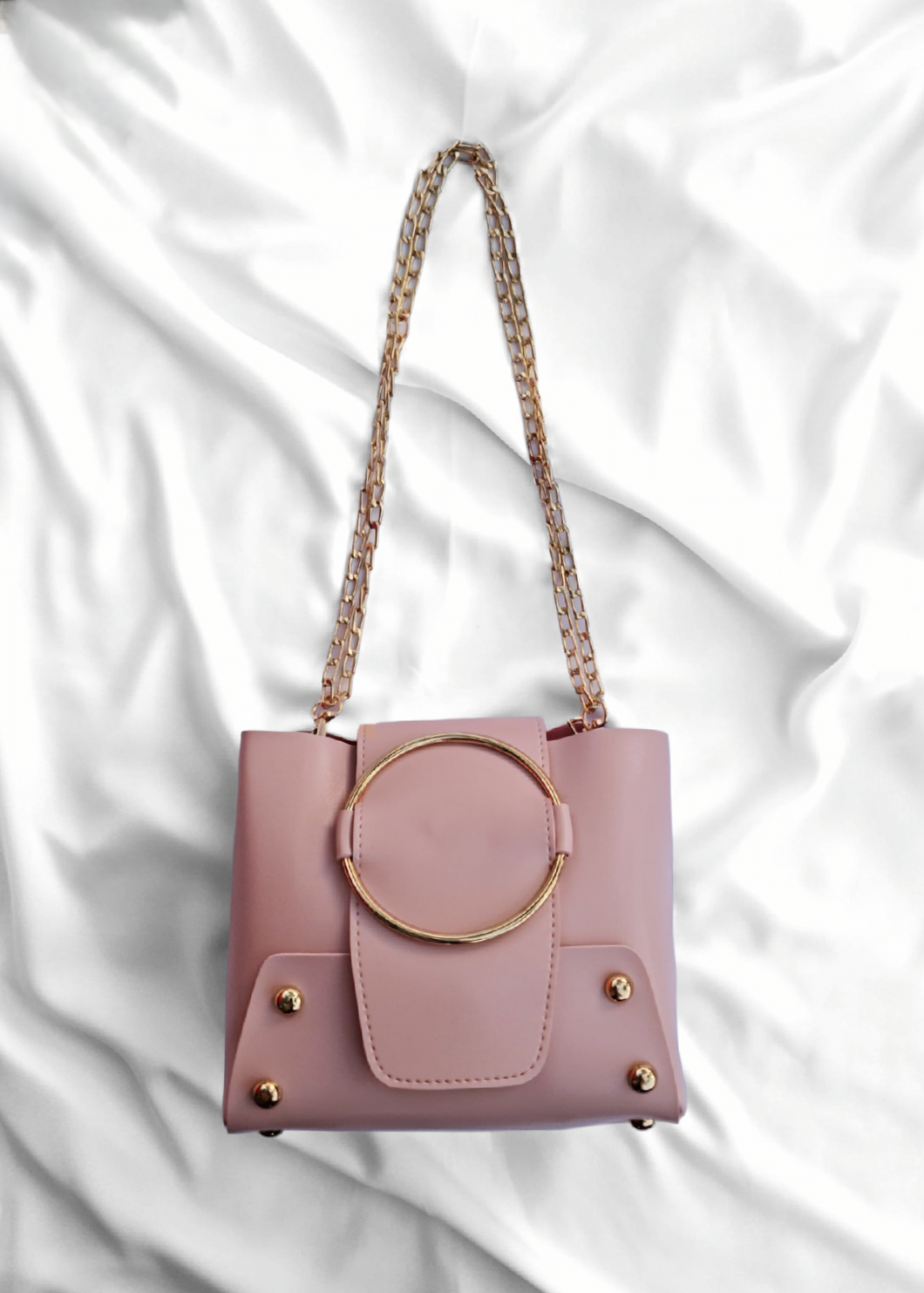 Sac seau à bandoulière Rose