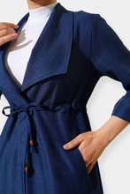 Load image into Gallery viewer, ENA Trench fluide Bleu foncé
