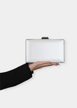 Load image into Gallery viewer, Sac de soirée avec strass Perlé blanc
