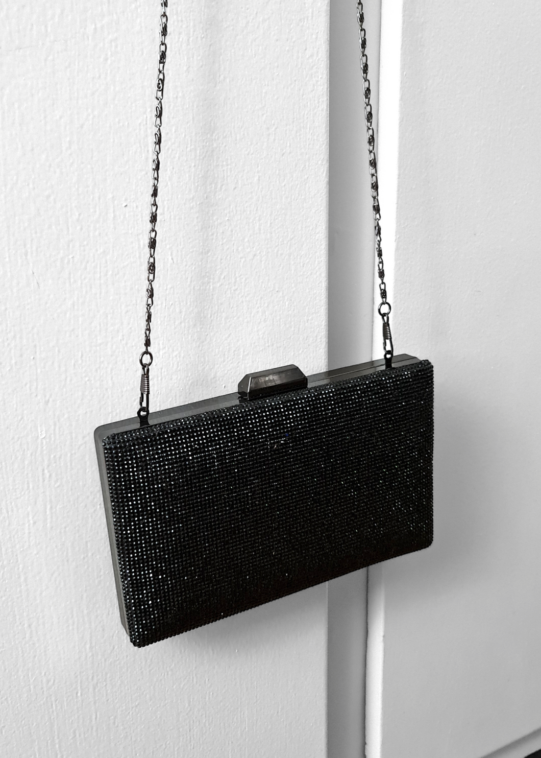 Sac de soirée avec strass Noir