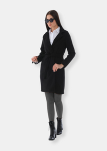 Black Mid-Length Coat