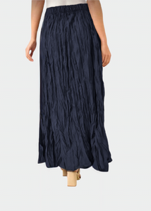 Jupe froissé Bleu foncé
