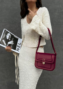 Sac à bandoulière Bordeaux