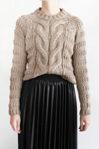 CATO Knitted sweater Taupe