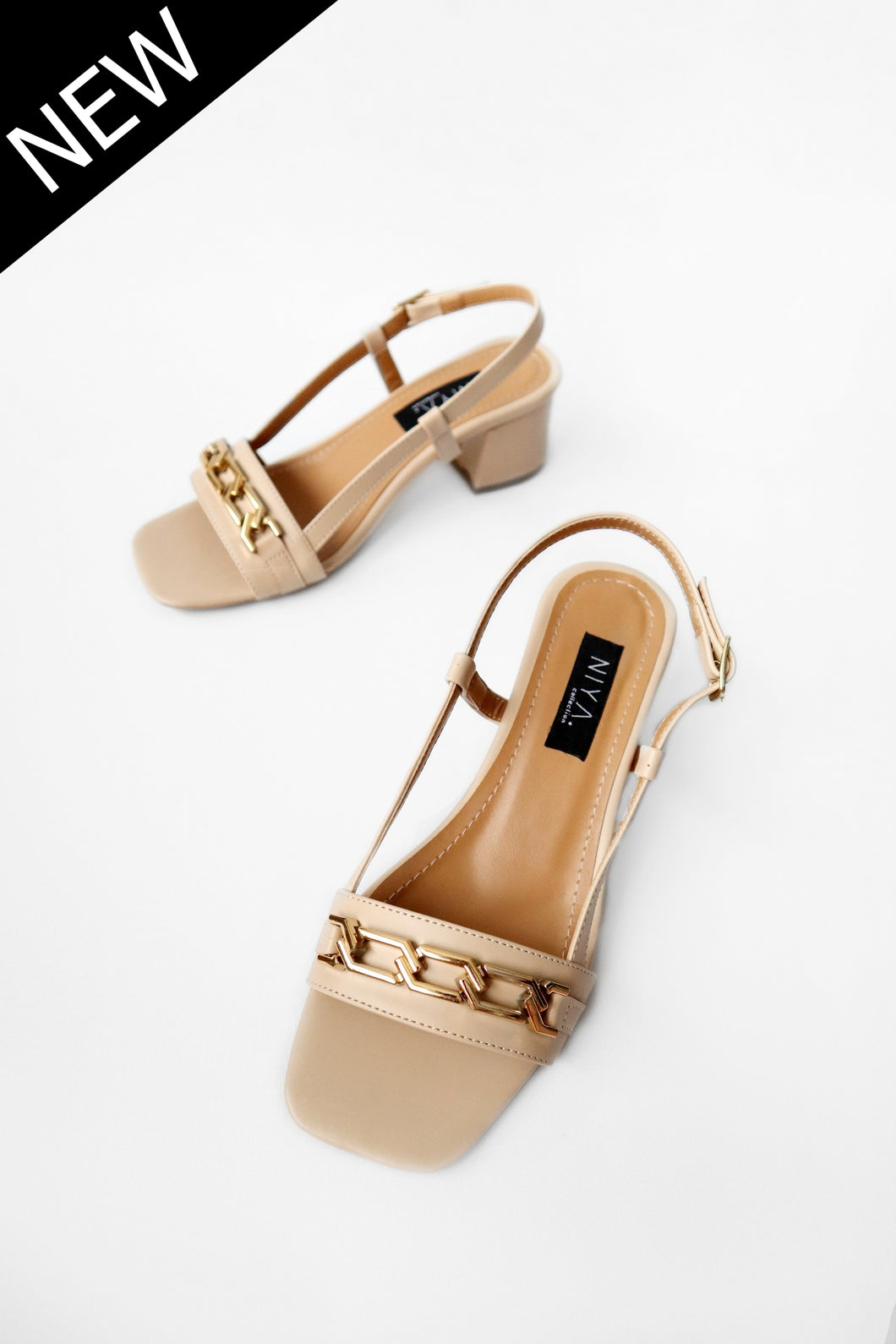 MAROLO Nude heeled sandals