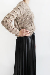 CATO Knitted sweater Taupe