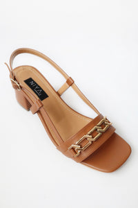 MAROLO Heeled sandals Brown