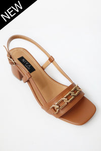 MAROLO Heeled sandals Brown