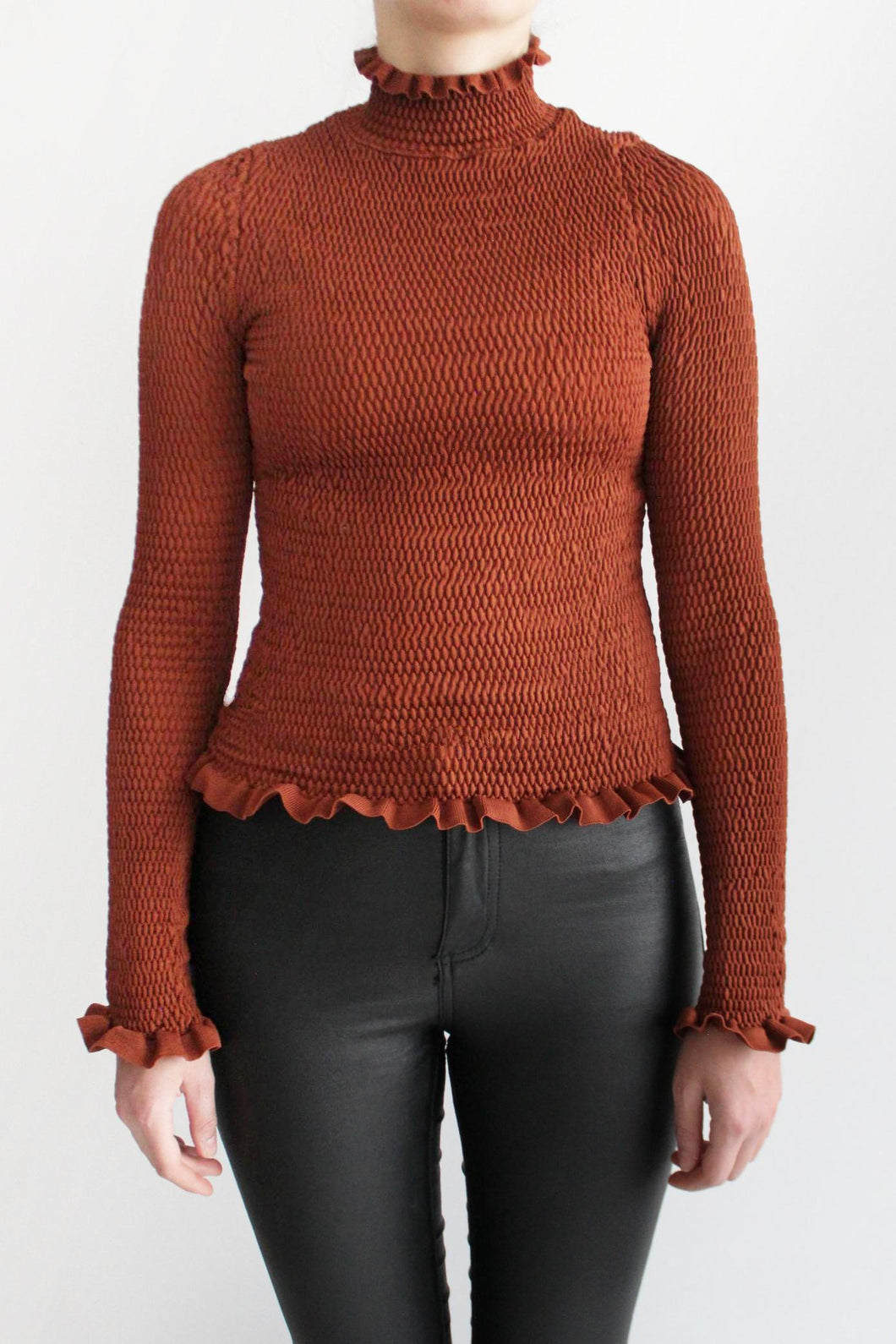 FOREL Turtleneck Rust