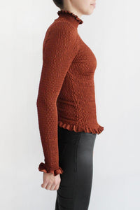 FOREL Turtleneck Rust