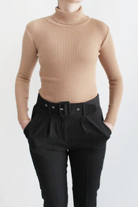 RAX Knitted turtleneck Caramel