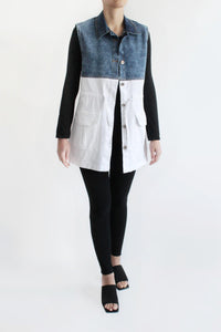 DAWA Jean&amp;White Vest