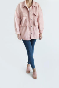 LANA Pink Jeans Jacket