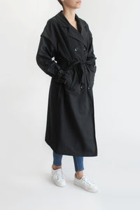 DORIA Trench coat Black