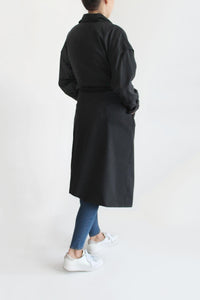 DORIA Trench coat Black