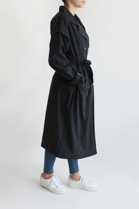 DORIA Trench coat Black