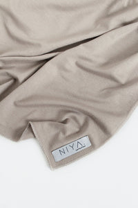 HEBE “Nude” Cotton Jersey Scarf