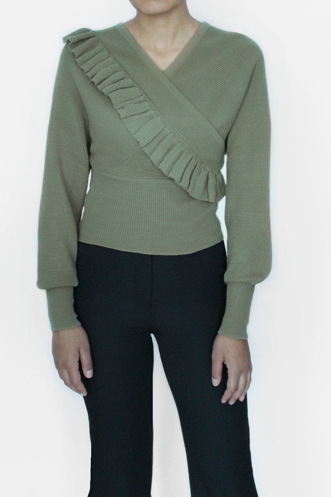 VERILA Knitted sweater Green