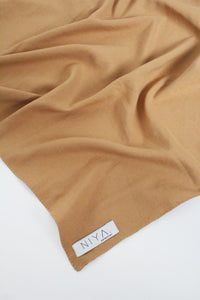 BALTA "Brown gray" Jazz cotton scarf