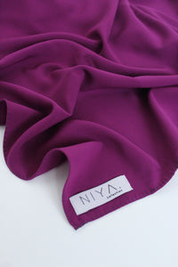 SALVIA "pink purple" Silk Scarf