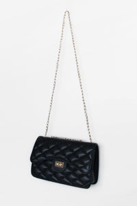 ANNA Quilted baguette bag