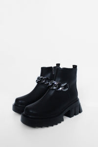 ADAMS Flat ankle boots Black