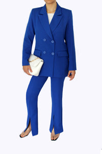 YUCCA Blue blazer &amp; pants set