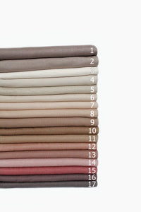 HEBE “Nude” Cotton Jersey Scarf