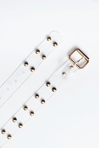 NOUAL Belt Transparent Gold | Silver