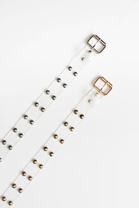 NOUAL Belt Transparent Gold | Silver