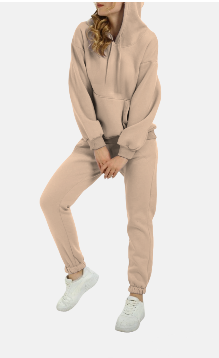 COSO Hoodie & jogger tracksuit Beige