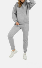 Load image into Gallery viewer, COSO Hoodie &amp; jogger tracksuit Heather gray
