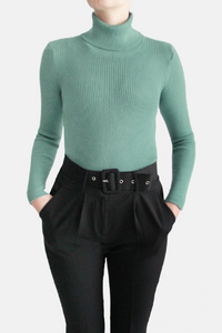 RAX Knitted Turtleneck Mint