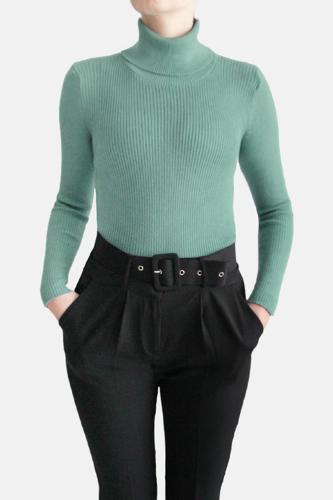 RAX Knitted Turtleneck Mint