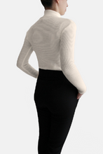 Load image into Gallery viewer, RAX Knit turtleneck Heather ecru
