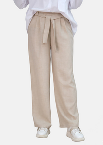 FILAO Straight Trousers Beige