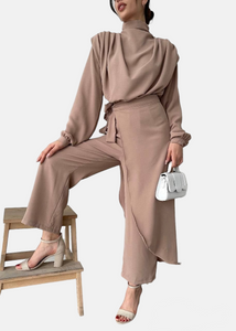 VECK Jumpsuit set Caramel