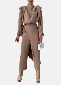 VECK Jumpsuit set Caramel